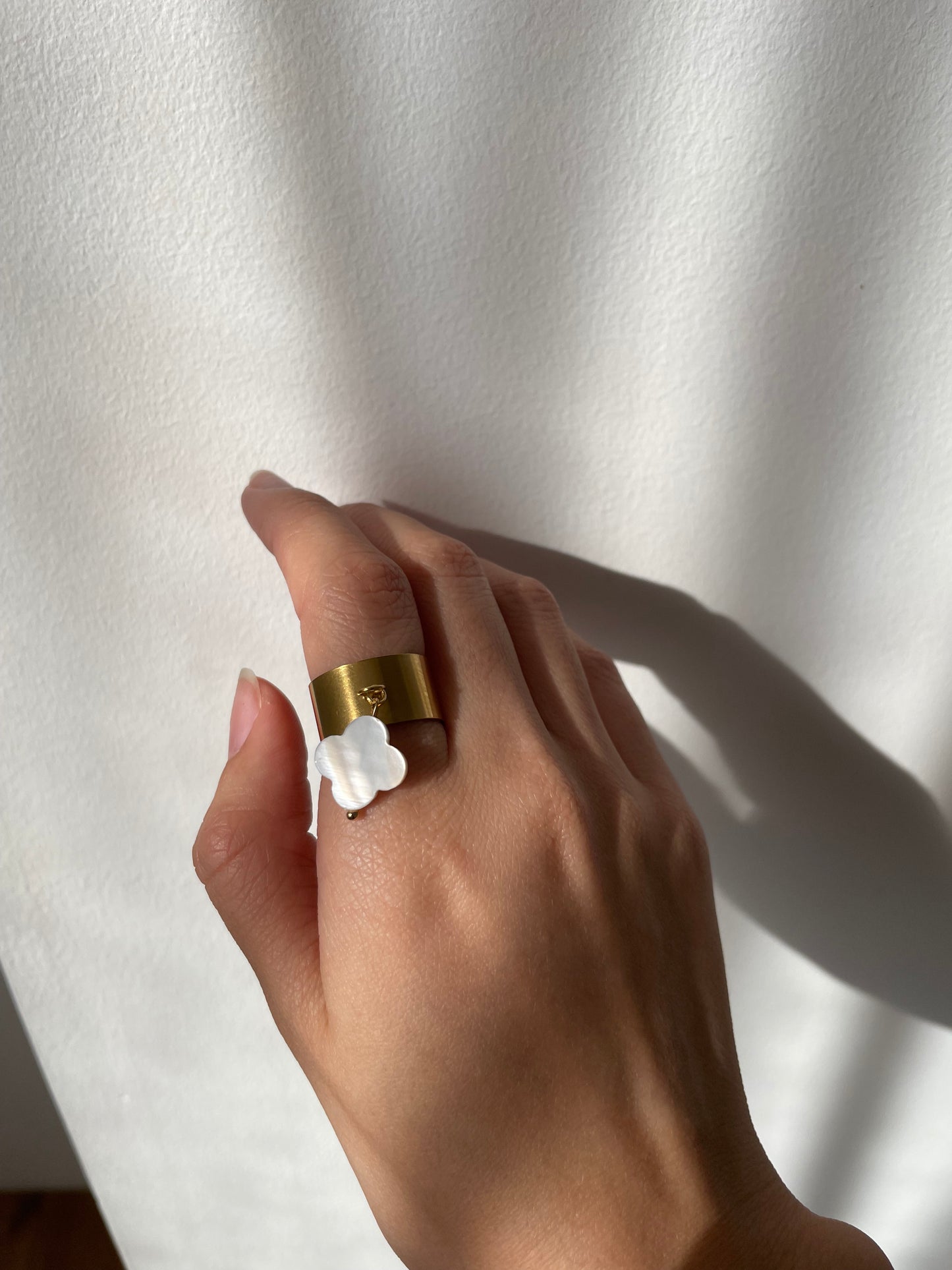 Bague trèfle