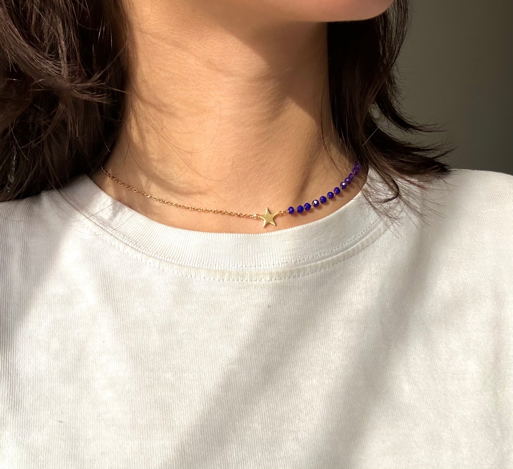 Collier double chaînes